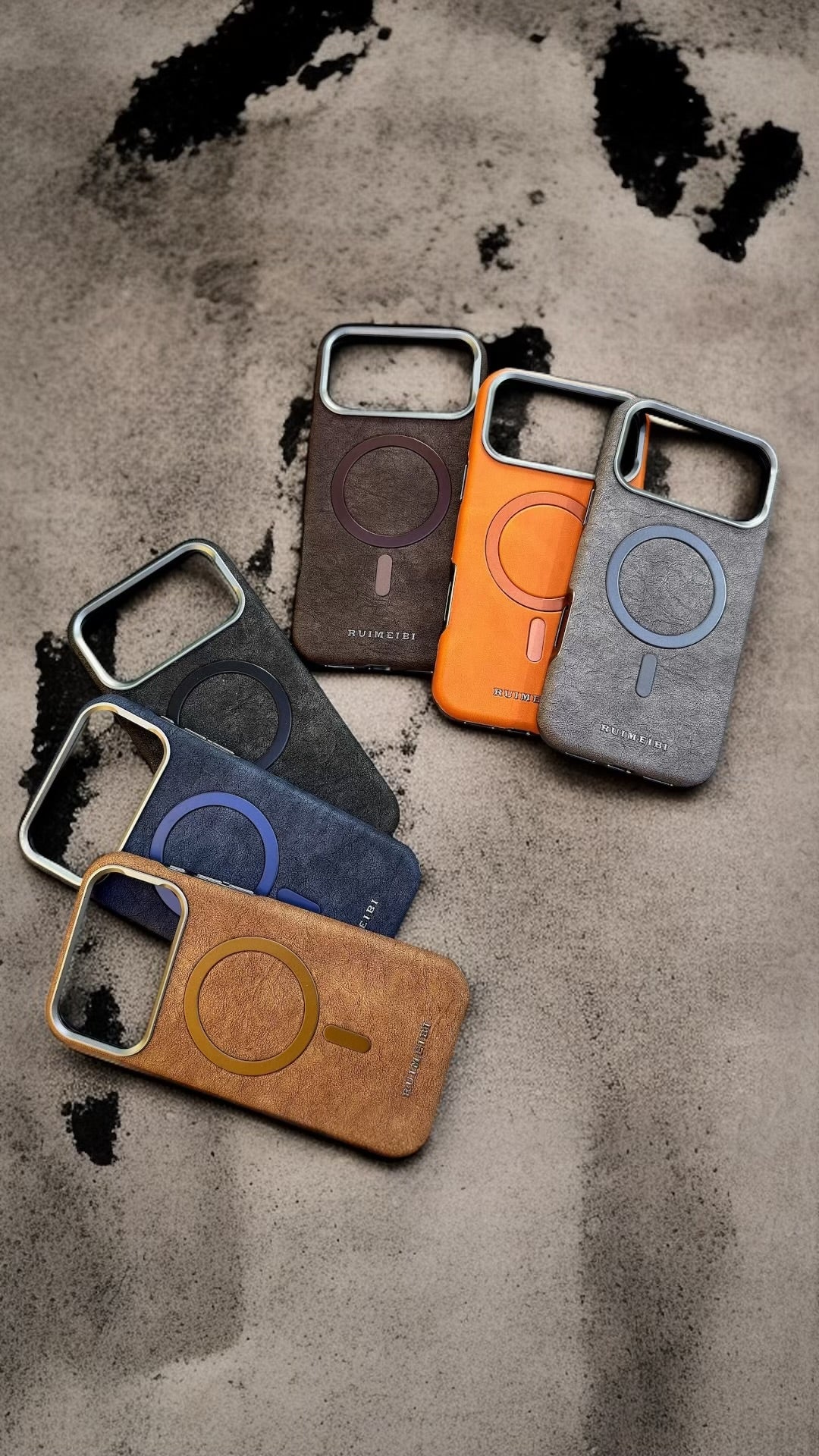 Premium Leather MagSafe iPhone Case