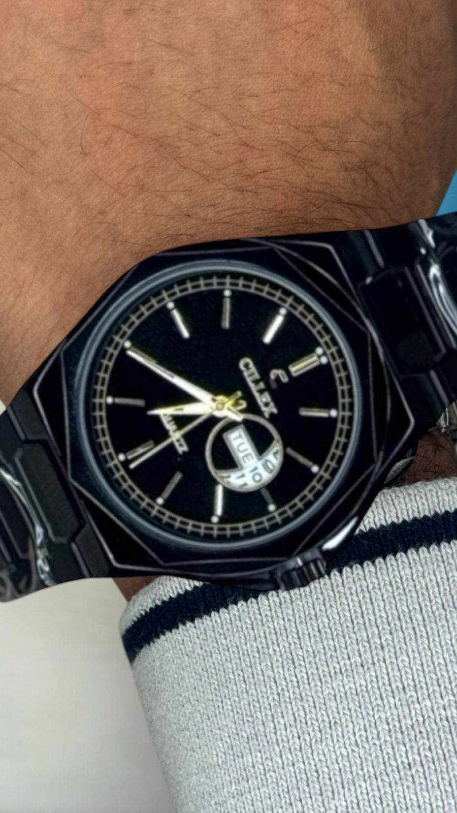 Men’s & Women’s Matching Set (Black Octagonal)